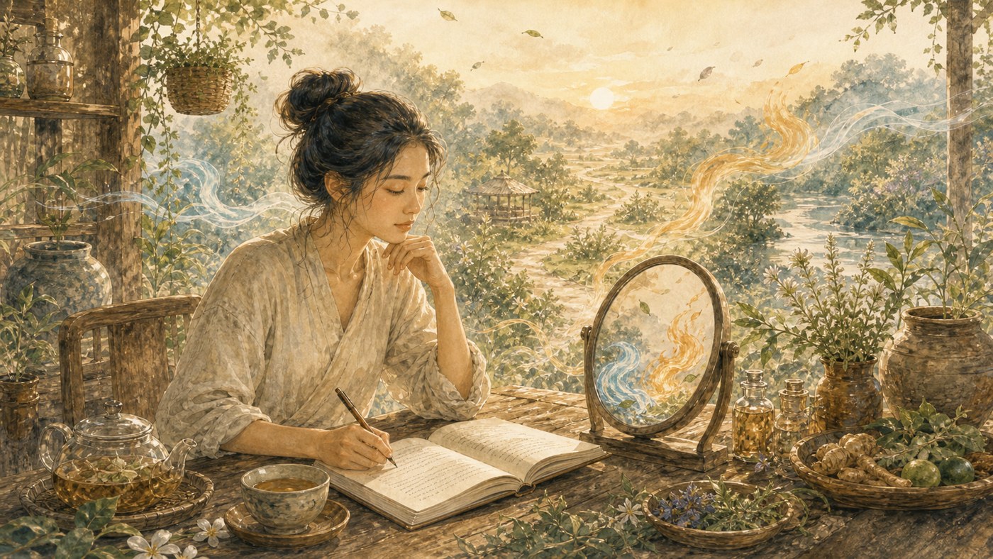 Original Plearnprai watercolour for 3 · Noticing What We Need Now