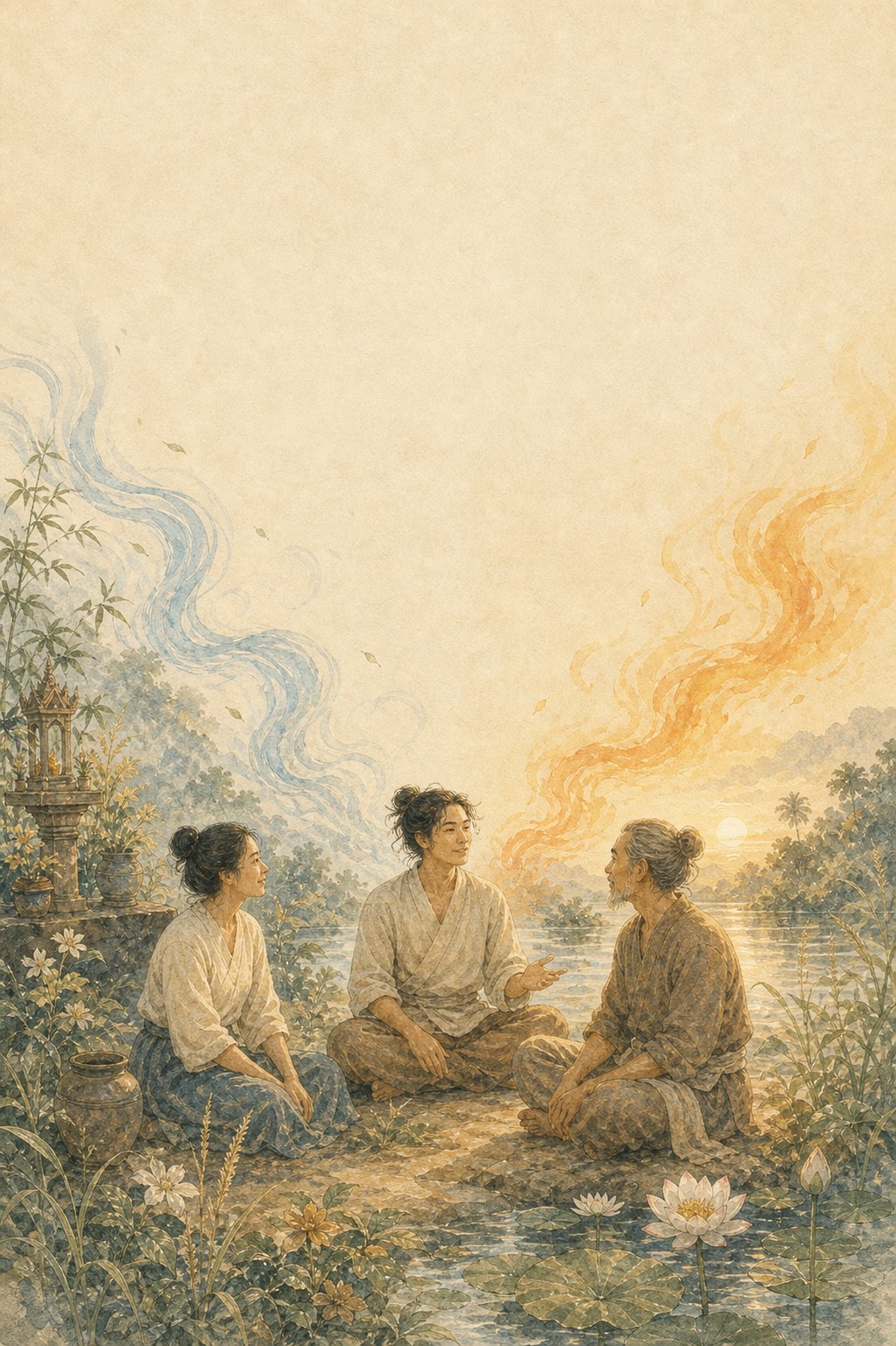 Original Plearnprai watercolour cover