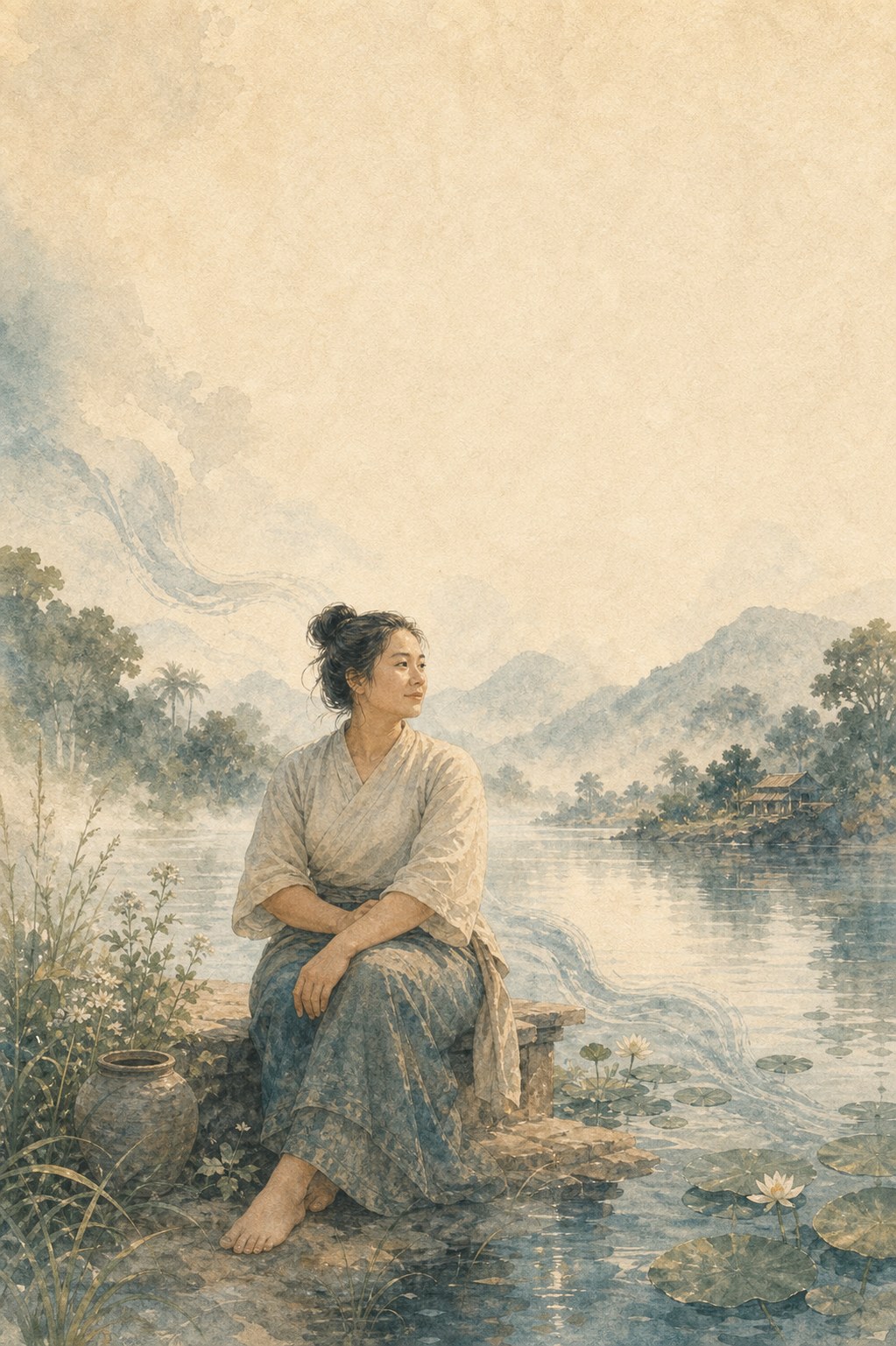 Original Plearnprai watercolour cover