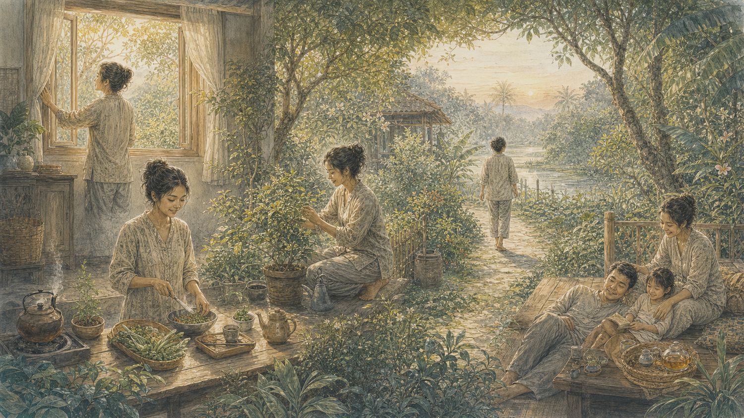 ภาพประกอบ บทที่ 11 — ดูแลใจในชีวิตประจำวัน