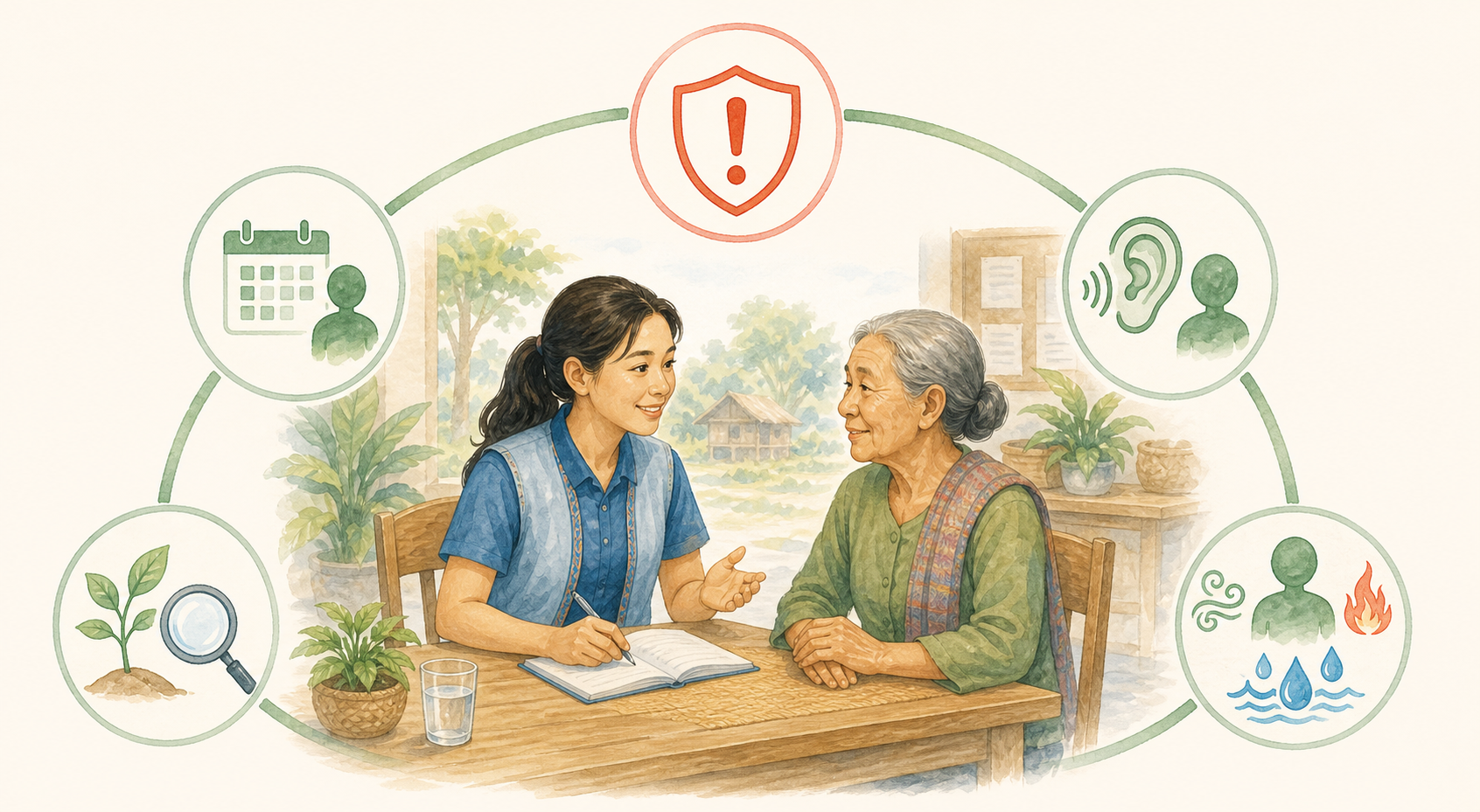 ภาพประกอบคู่มือ อสม. รู้ธาตุ รู้ตัว ดูแลได้