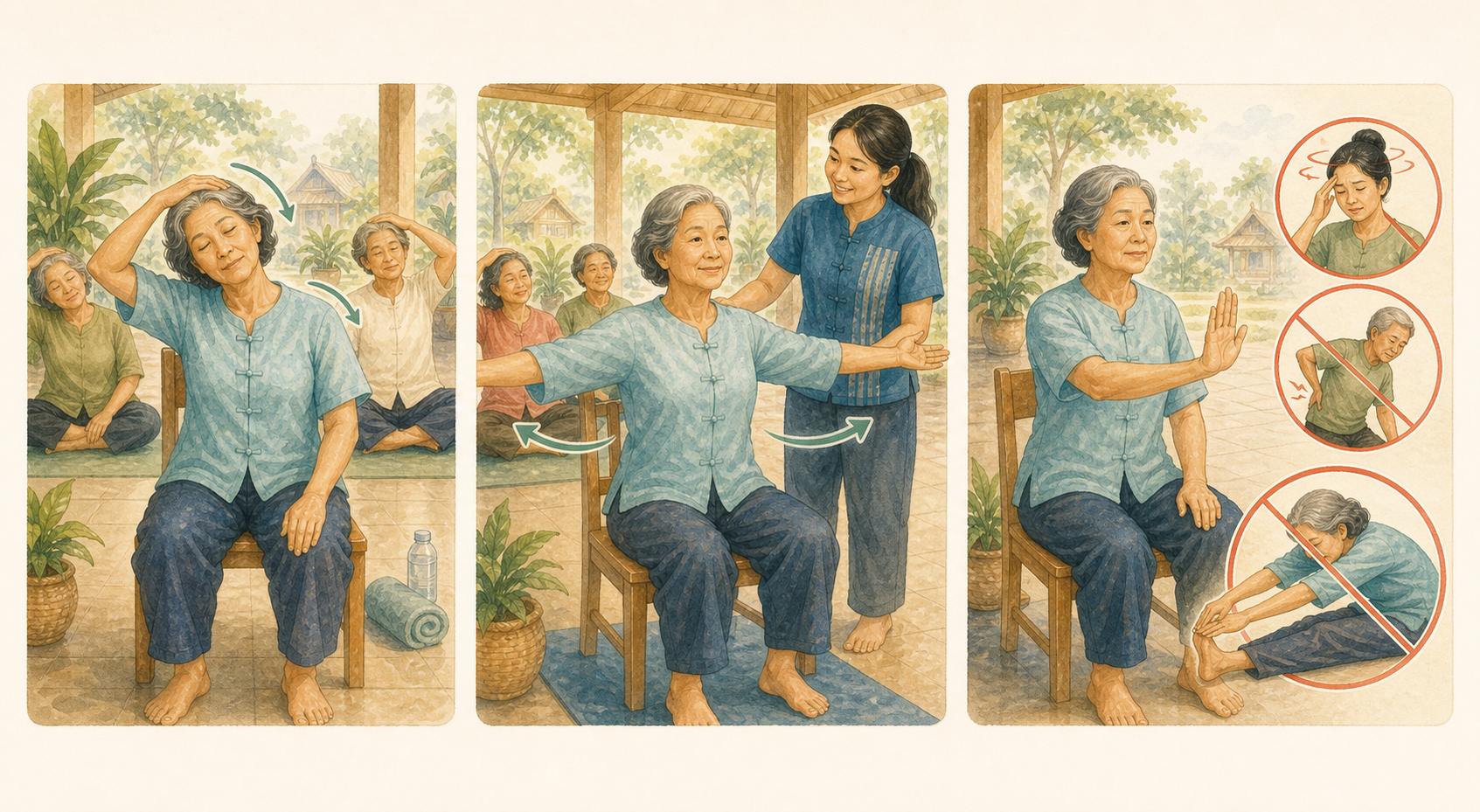ภาพประกอบคู่มือ อสม. รู้ธาตุ รู้ตัว ดูแลได้