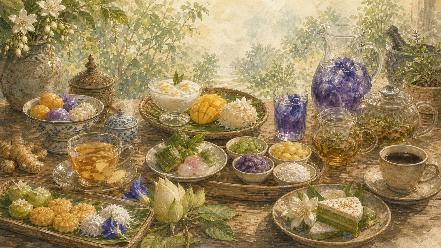 ภาพประกอบบทที่ 10 ของหวานและเครื่องดื่ม