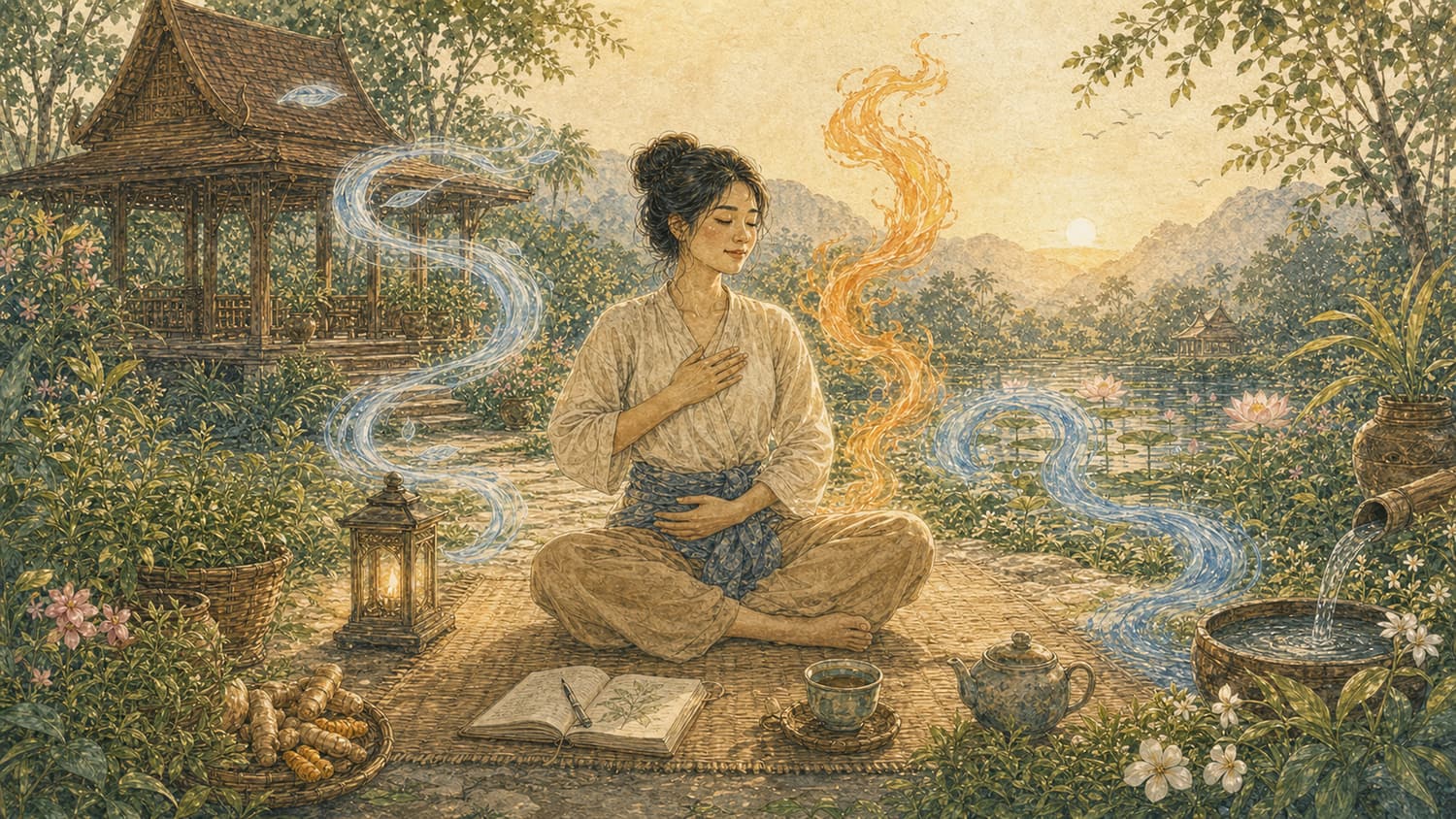 ภาพประกอบบทที่ 3 รู้จักธาตุและจังหวะของเรา