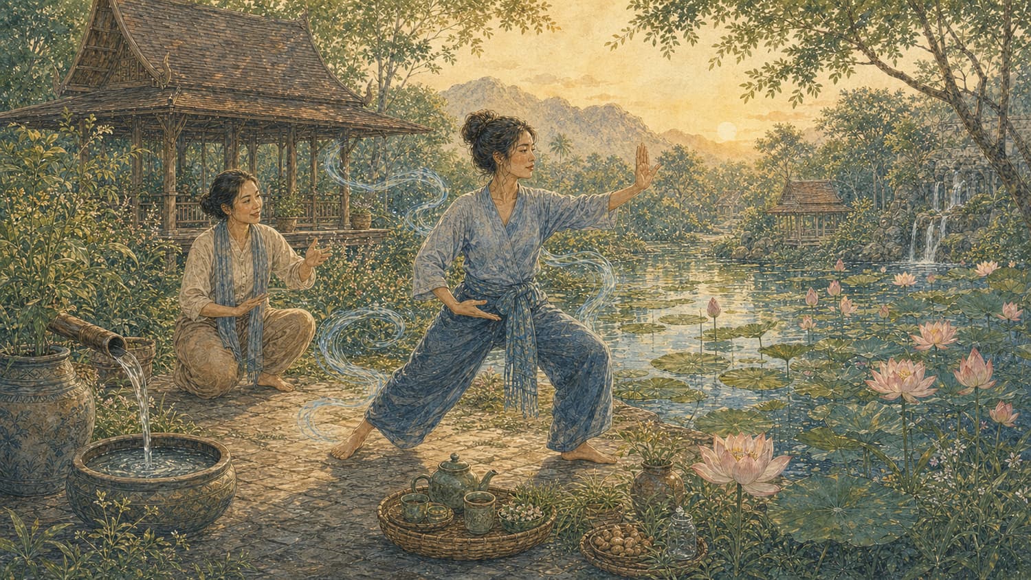 ภาพประกอบบทที่ 8 คนธาตุน้ำ จังหวะที่น้ำต้องการ