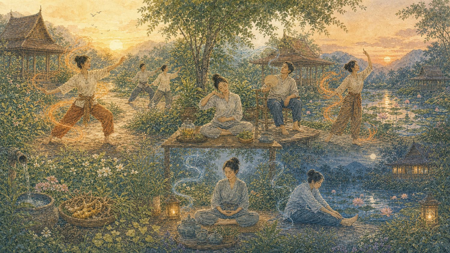 ภาพประกอบบทที่ 12 การเคลื่อนไหวตามฤดูและจังหวะวัน