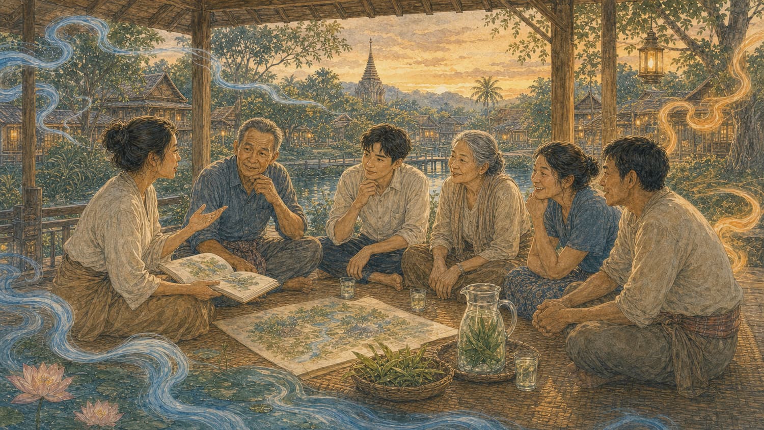 ภาพประกอบบทที่ 3 รู้จักธาตุของชุมชน