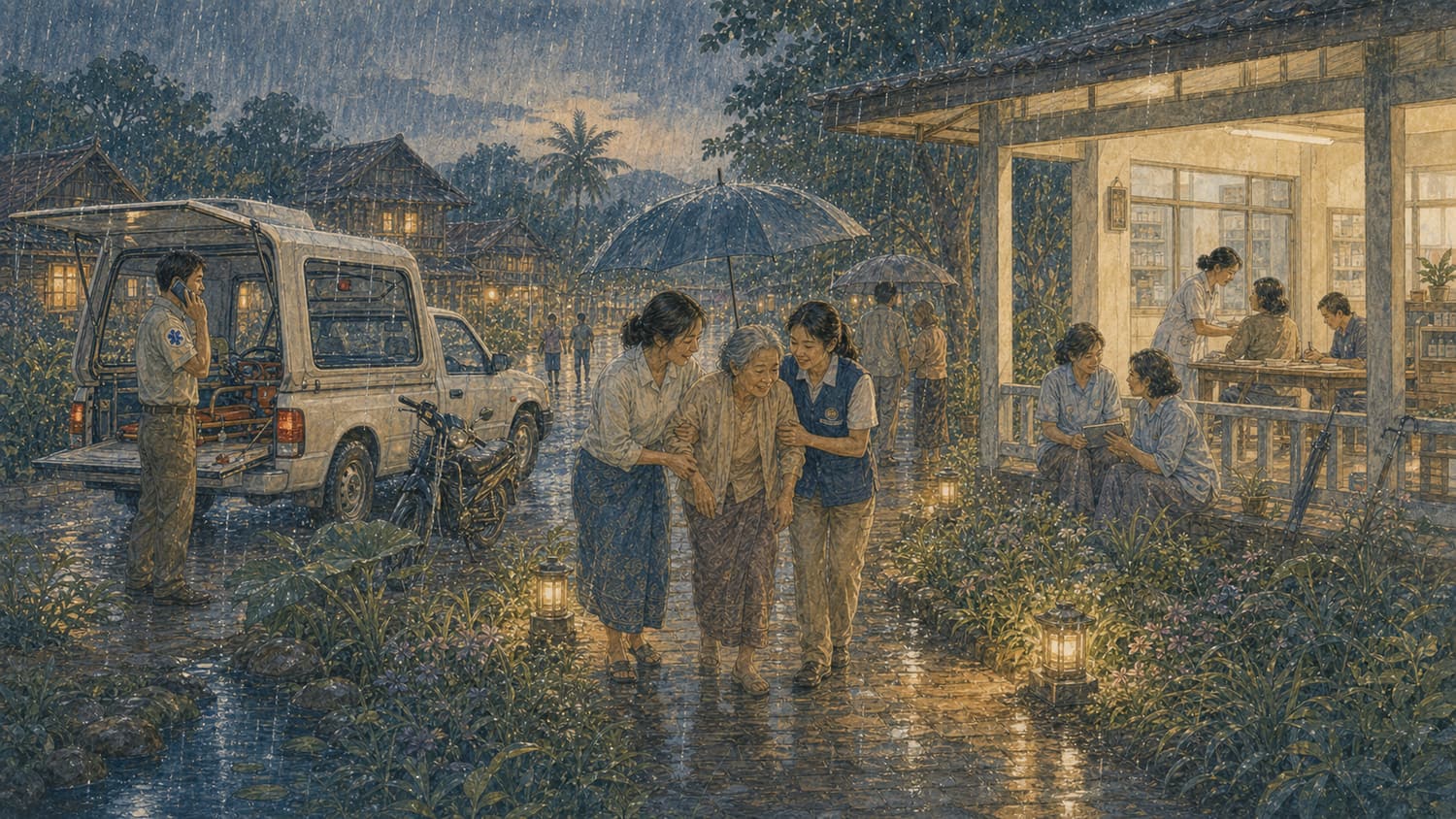 ภาพประกอบบทที่ 11 สถานพยาบาลและการรักษา