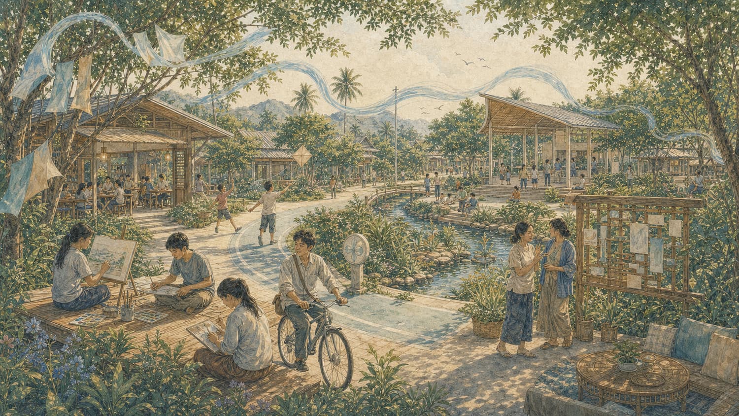 ภาพประกอบบทที่ 13 เมืองที่รองรับคนธาตุลม