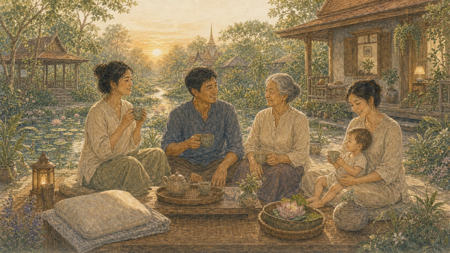 ภาพประกอบบทส่งท้าย — นอนคือการรักตัวเอง
