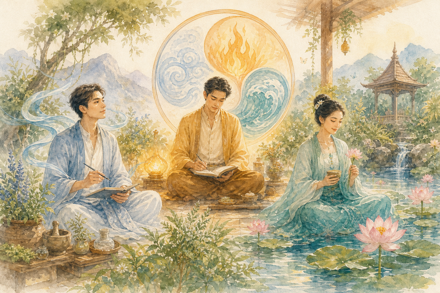 ภาพประกอบบทที่ 7 — จิตใจยามสมดุล