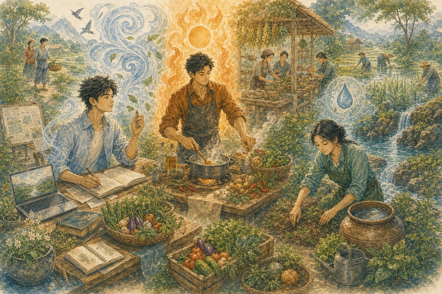 ภาพประกอบบทที่ 7 — งานเกษตร อาหาร และธรรมชาติ