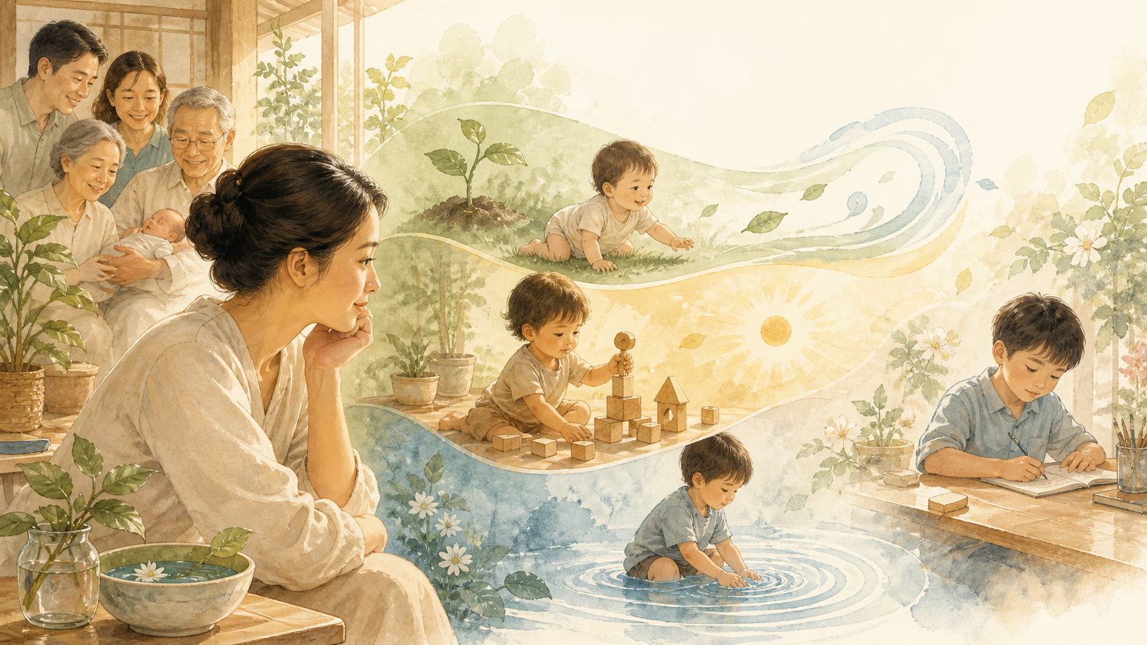 ภาพประกอบบทที่ 2 — ธาตุของลูกมาจากไหน และเห็นได้ชัดเมื่อใด