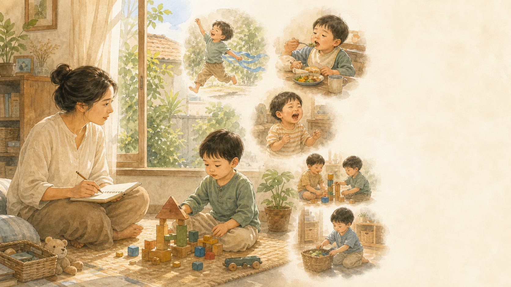 ภาพประกอบบทที่ 3 — กระบวนการสังเกตลูก
