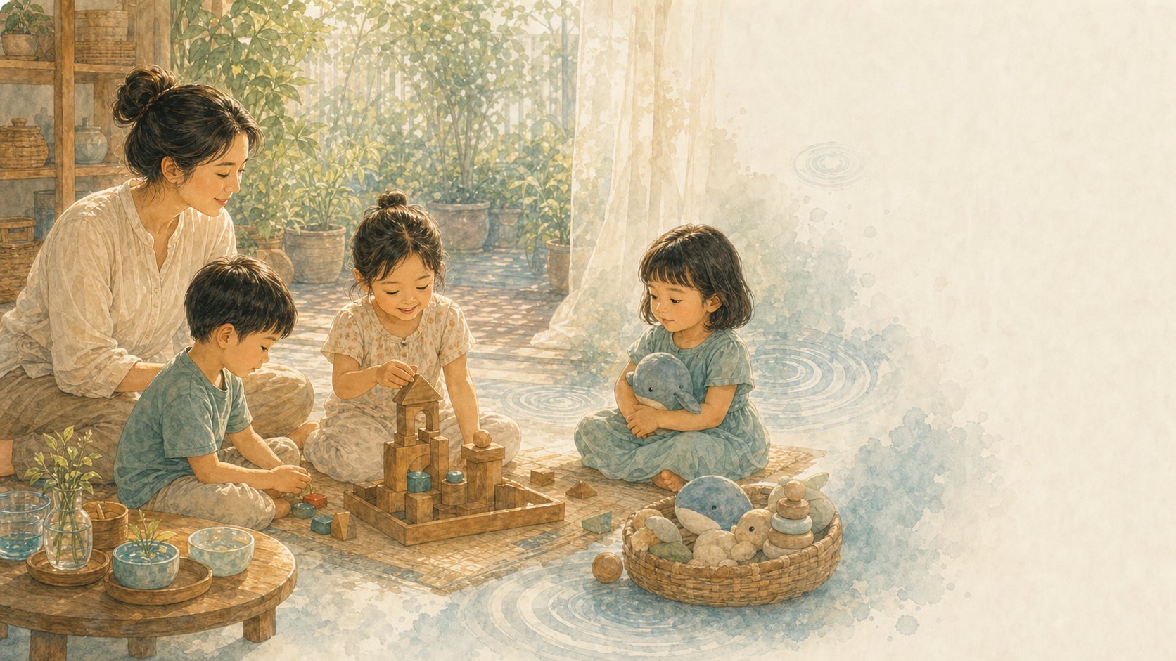 ภาพประกอบบทที่ 13 — เรียน เล่น สังคม วินัย สำหรับลูกธาตุน้ำ