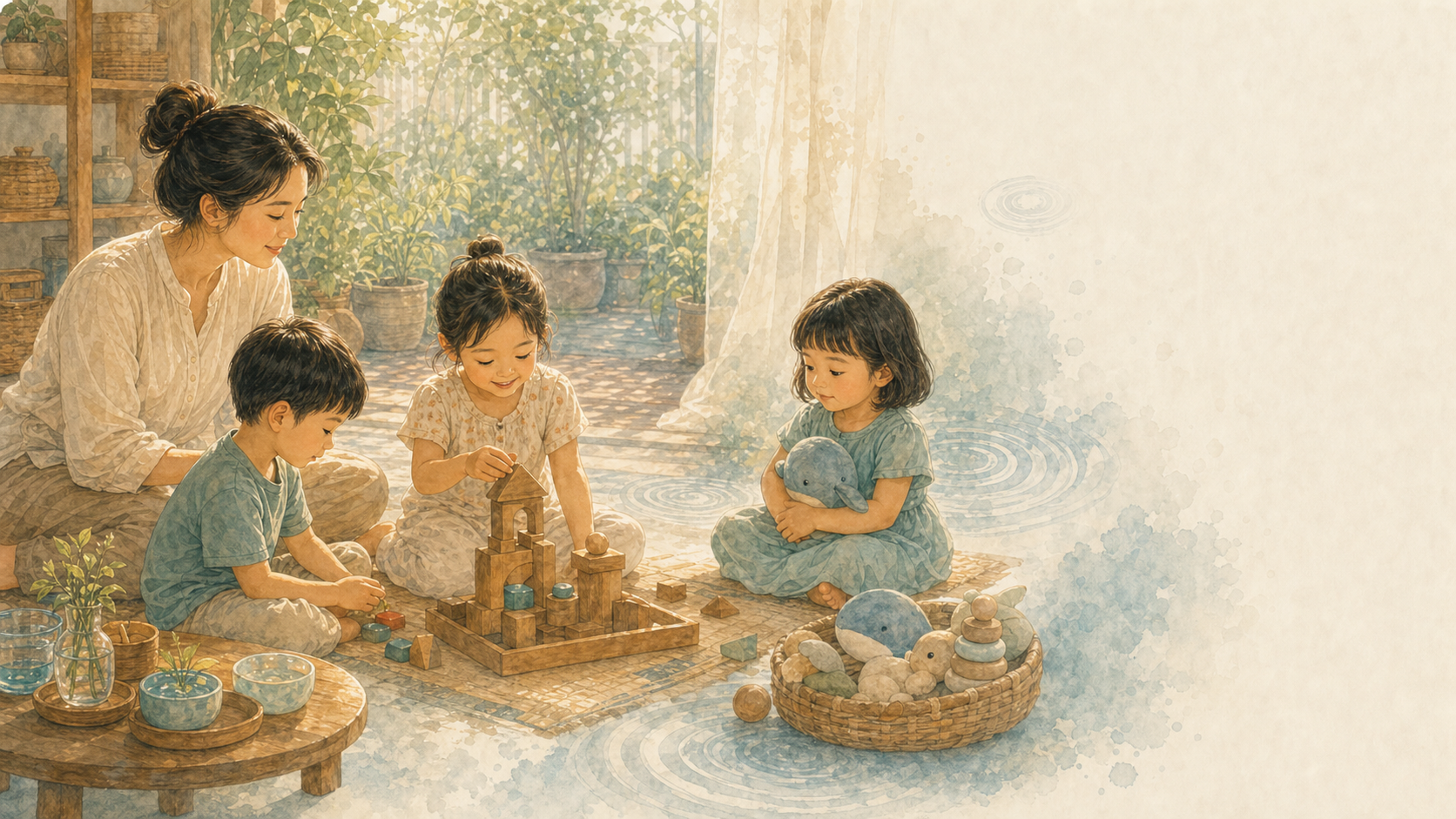 ภาพประกอบบทที่ 13 — เรียน เล่น สังคม วินัย สำหรับลูกธาตุน้ำ