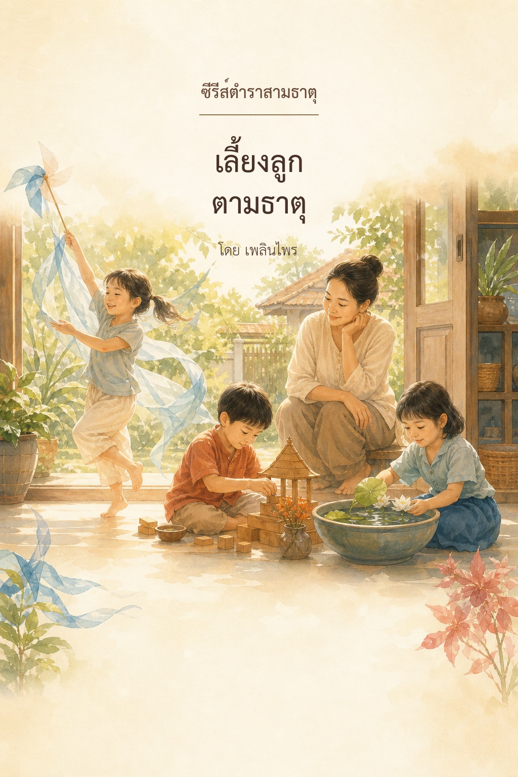 หน้าปกตำรา 3 ธาตุ เลี้ยงลูกตามธาตุ