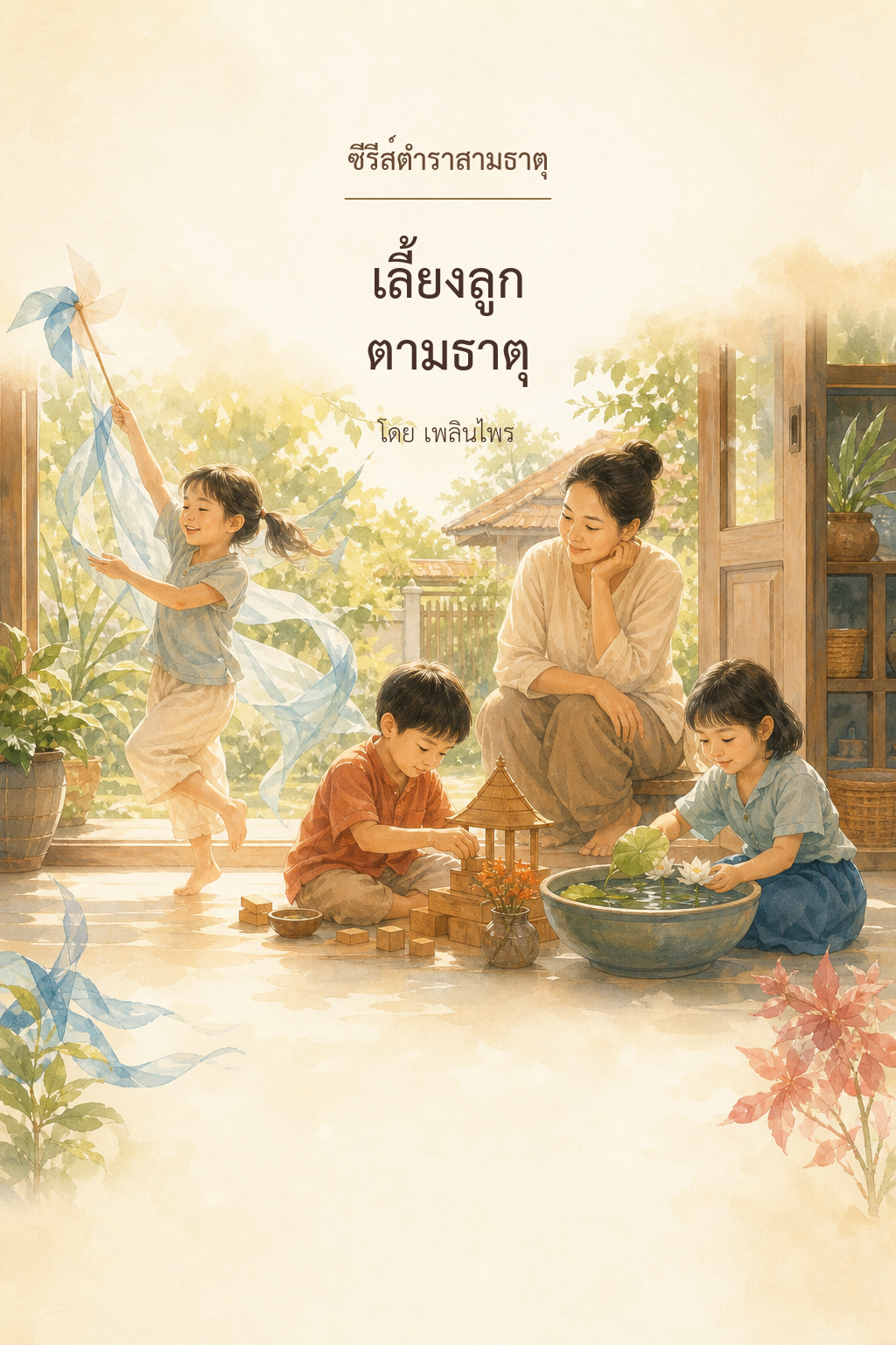 หน้าปกตำรา 3 ธาตุ เลี้ยงลูกตามธาตุ